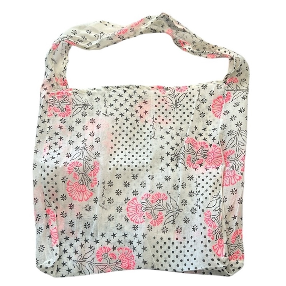 NWOT- Free People ‘Gauzy Market Shopper’ Tote Bag in White or Cream